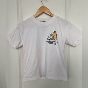 Adventures of TinTin - Cotton Tee - Fits Size XS/S best.